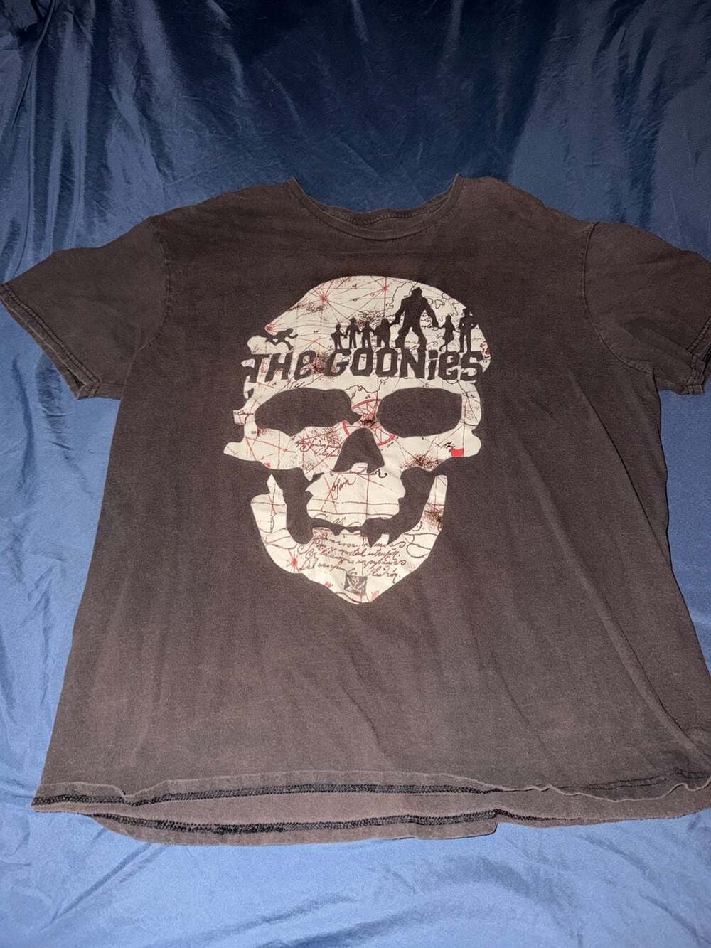 Hybrid Apparel The Goonies Skull Map Graphic T-Shirt Size XL